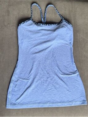lululemon athletica Light Blue Spaghetti-Strap Workout Tank